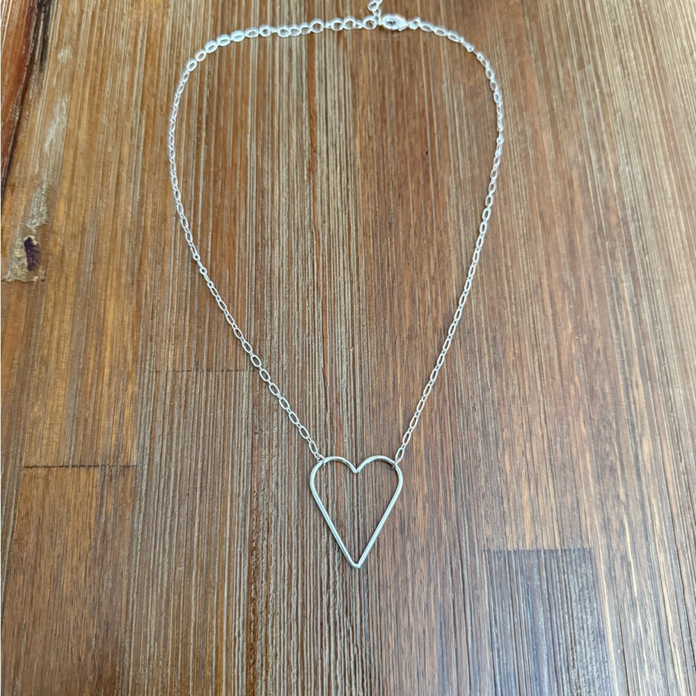 Park Lane Silver Heart Necklace